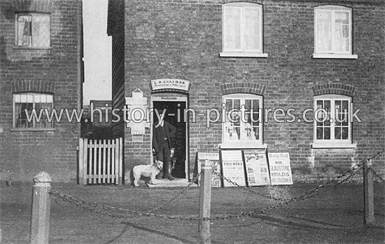 E A Chapman, Newsagent & Tobacconist, The Heath, Hatfield Heath, Essex. c.1907